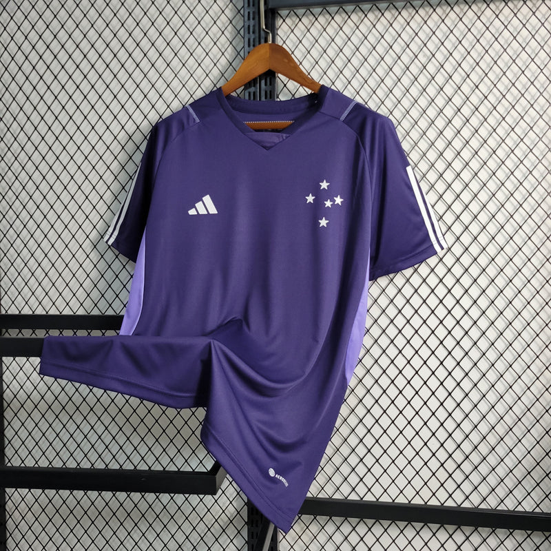 Camisa Cruzeiro Treino 23/24 - Adidas Torcedor Masculino - Roxa