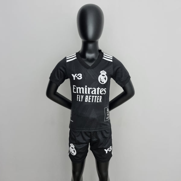 Kit Infantil Real Madrid Edição Especial Y3 Preta 22/23