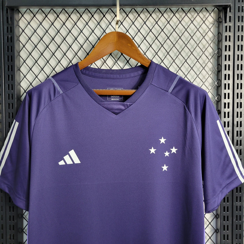 Camisa Cruzeiro Treino 23/24 - Adidas Torcedor Masculino - Roxa