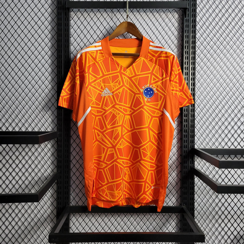 Camisa Cruzeiro Goleiro Laranja 22/23 - Versão Torcedor