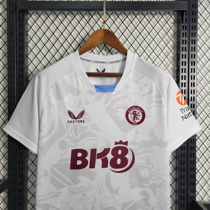 Camisa Aston Villa Away 23/24 Castore Torcedor Masculino - Lançamento