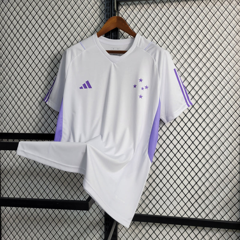 Camisa Cruzeiro Treino 23/24 - Adidas Torcedor Masculino - Branca