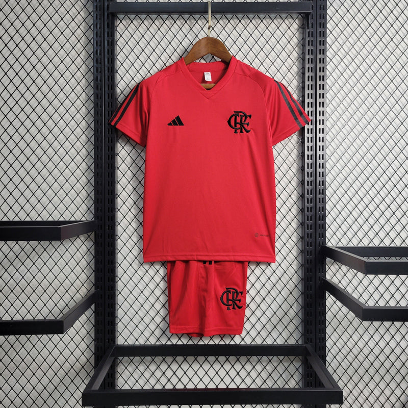 Kit Infantil Flamengo Treino 23/24 - VermelHome