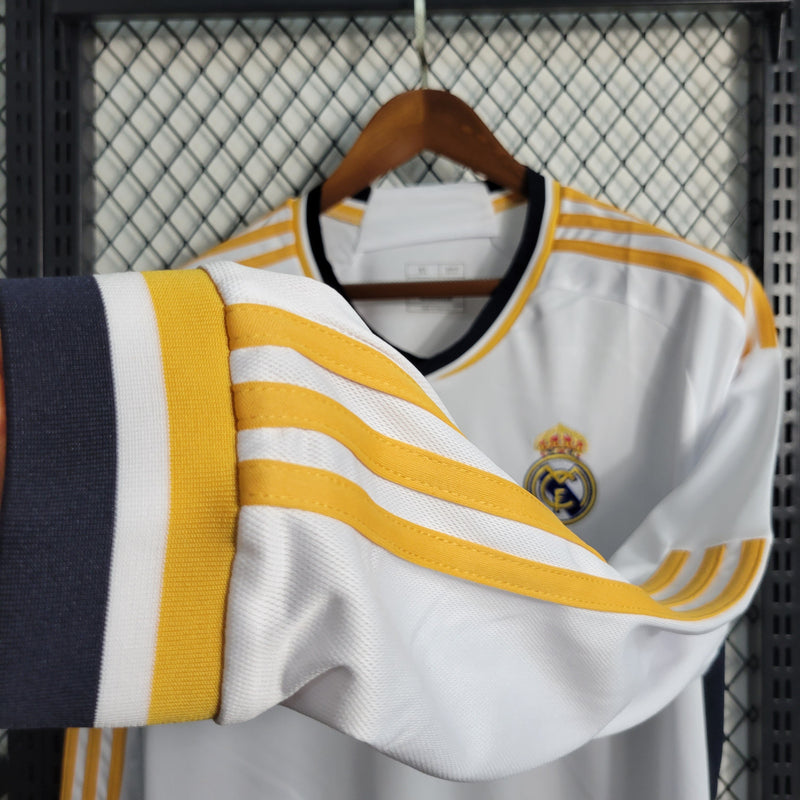 Camisa Real Madrid Home Manga comprida 23/24 - Adidas Torcedor Masculino - Torcedor