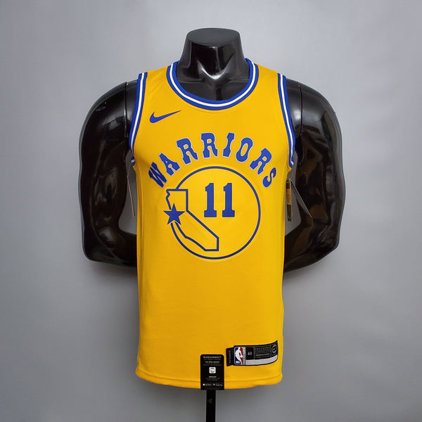 Camisa NBA Golden State Warriors #11 THomempson - Retro Yellow