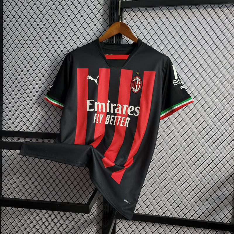 Camisa Milan Titular 22/23 - Versão Torcedor