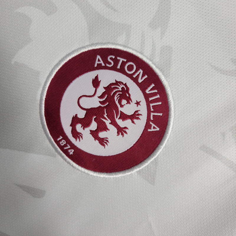 Camisa Aston Villa Away 23/24 Castore Torcedor Masculino - Lançamento