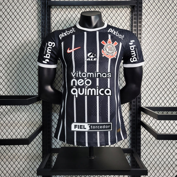 Camisa Corinthians Away 23/24 Nike Jogador Masculino + Patrocínio