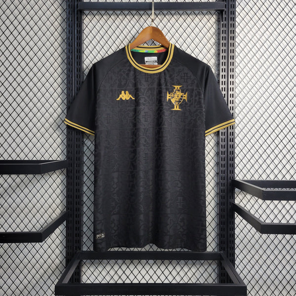 Camisa Vasco Especial 22/23 - Kappa Torcedor Masculino - Preta