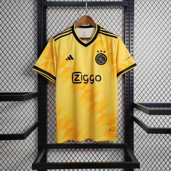 Camisa Ajax Yellow 23/24 - Adidas Torcedor Masculino