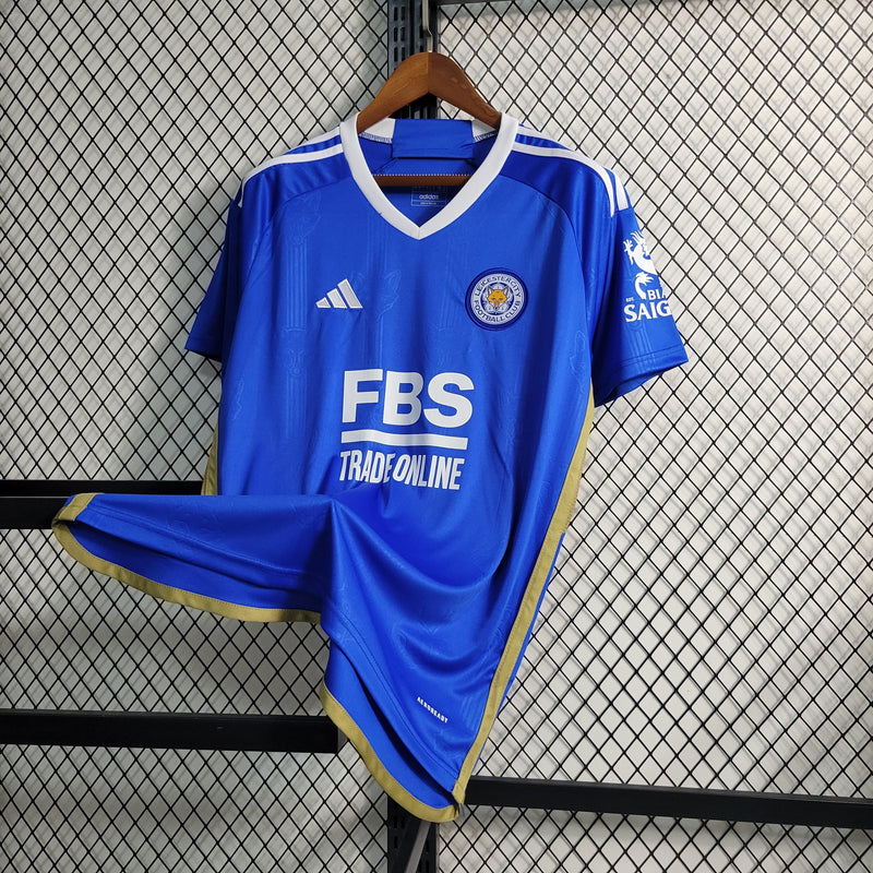 Camisa Leicester Home 23/24 Adidas Torcedor Masculino - Lançamento