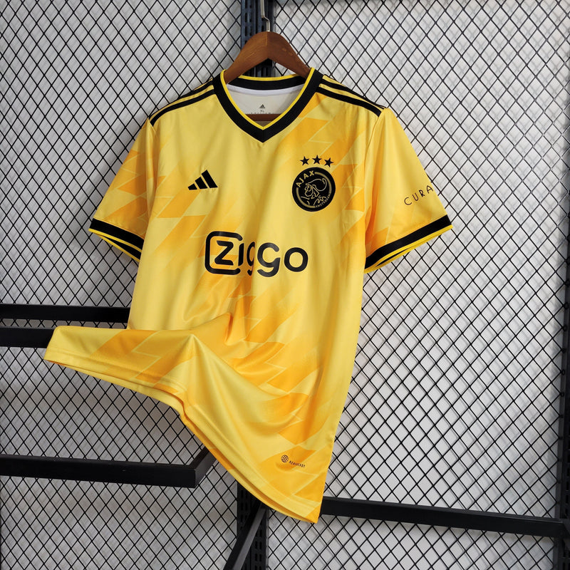 Camisa Ajax Yellow 23/24 - Adidas Torcedor Masculino