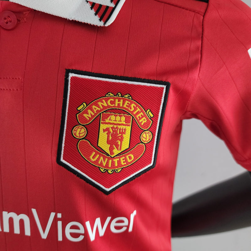 Kit Infantil Manchester UNiketed Titular 22/23