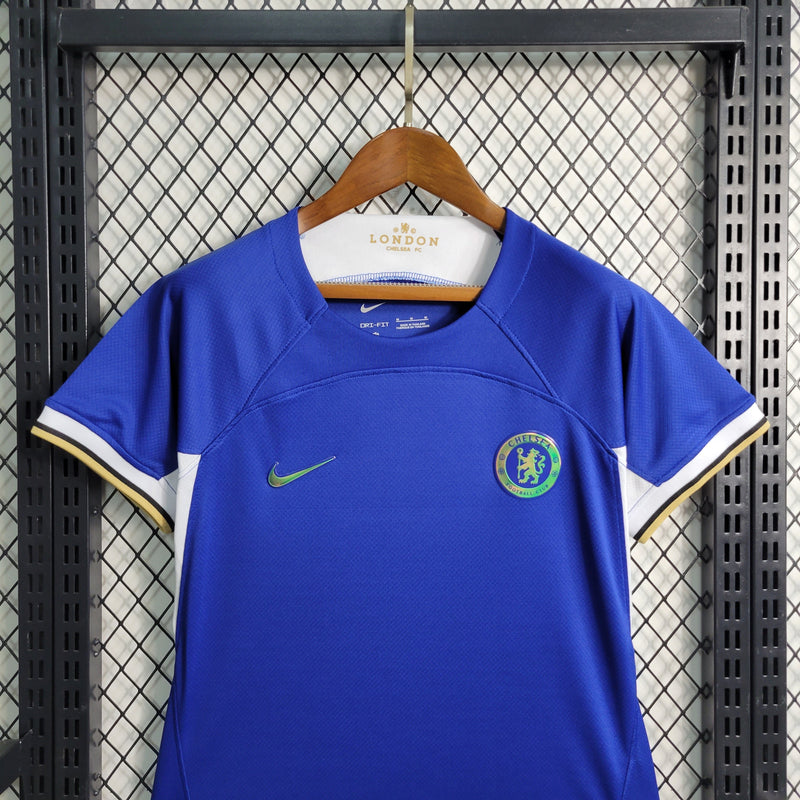 Camisa Chelsea Home 23/24 - Nike Feminina Masculino