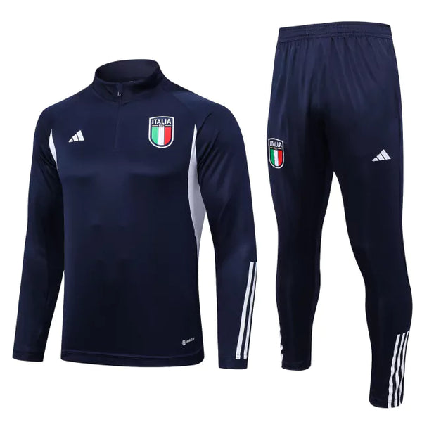 Conjunto de Treino Italia 23/24 Azul Safira